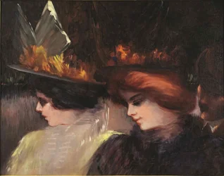 Pouliční scéna, c. 1900.