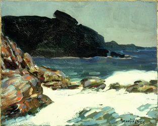 The Ledge, Elizabeth, Maine (olej na plátně)