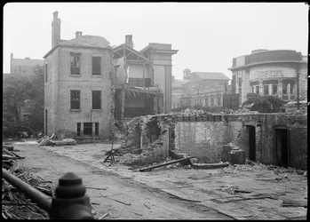 Master Mariners Almshouse, Carr Lane, město Kingston Upon Hull, 1941.