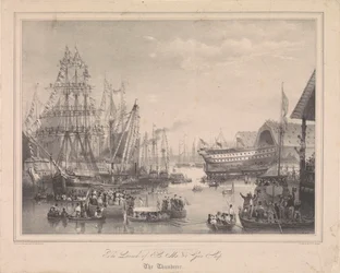 Spuštění lodi HMS 