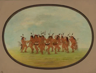 Zábavný tanec - Siouxové, 18611869.