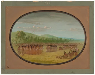 Tanec s míčem - Choctaw