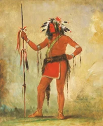 Cáh-be-múb-bee, Ten, kdo všude sedí, statečný, 1835.