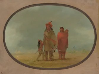 Měděný náčelník, jeho žena a děti, 18551869.