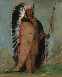 Ee-áh-sá-pa, Black Rock, a Two Kettle Chief, 1832.