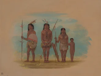 Čtyři indiáni Xingu, 18541869.