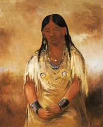 Mún-ne-o-ye, žena, 1832.