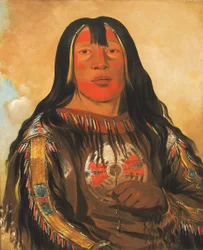 Peh-tó-pe-kiss, Orlí žebra, Piegan Chief, 1832.