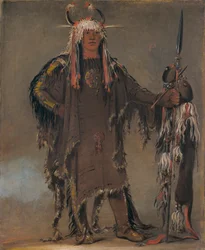 Peh-tó-pe-kiss, Orlí žebra, Piegan Chief, 1832.