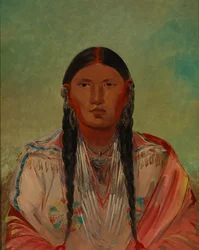 Ru-ton-wee-me, Pigeon on the Wing, 1844.