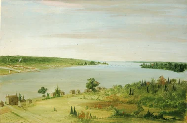 Sault Ste. Marie, s americkou posádkou v dálce