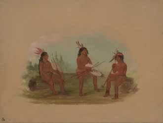 Tři mladí muži Chinook, 18551869.