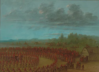 Válečný tanec Saukies, 18611869.