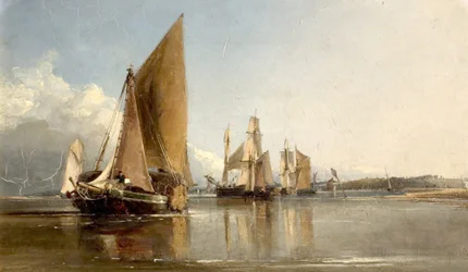 Lodě vplouvající do Medway