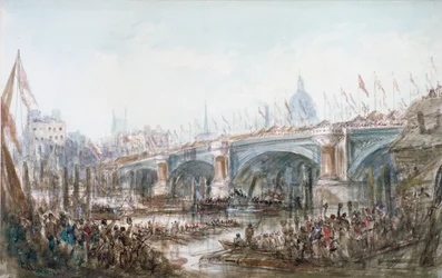 Otevření Blackfriars Bridge, Londýn, 1869