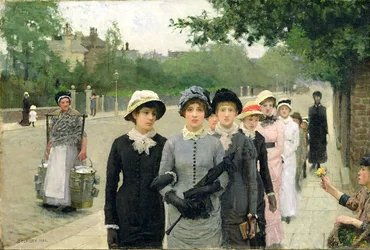 Školačky, 1880