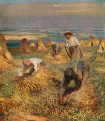 Vázání snopů, 1902, 1923