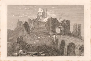 Hrad Corfe, Dorsetshire