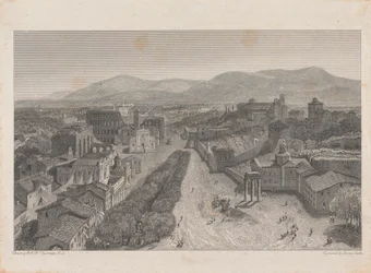 Forum Romanum z věže Kapitolu