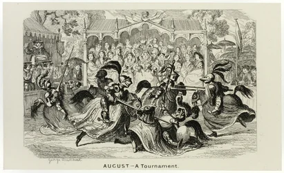 Srpen - Turnaj z ocelorytu George Cruikshanka do komiksových almanachů: 1835-1853