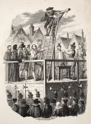 Poprava Guye Fawkese, vydáno 1841