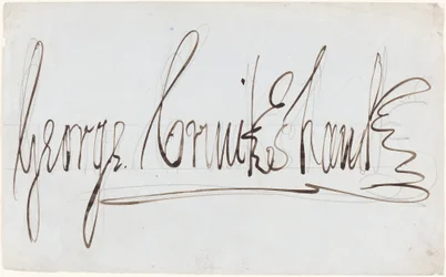 George Cruikshank (dekorativní podpis)