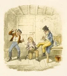 Ilustrace k filmu "Oliver Twist"