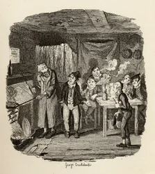 Oliver byl představen úctyhodnému starému pánovi z „Dobrodružství Olivera Twista“ od Charlese Dickense (1812-70) 1838, vydaného nakladatelstvím Chapman und Hall, 1901