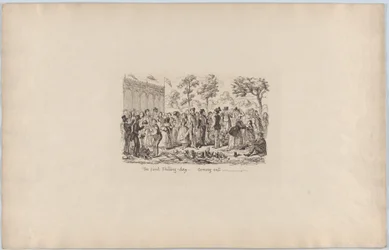 První šilinkový den vyšel, 1851., 1851.