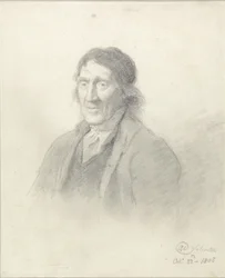 Portrét muže, 1805 (grafit s inkoustem na papíře)
