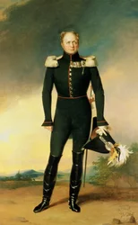Portrét císaře Alexandra I. (1777-1825) 1825 (olej na plátně)