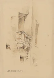 V San Remu, 3. ledna 1878 (tužka a wc na papíře)