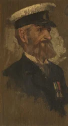 Portrét E. Gillarda, R. Bgde. 1920 (olej na panelu)