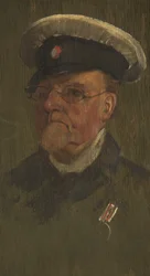 Portrét G. Leadbettera, 38th, c. 1920 (olej na panelu)