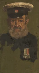 Portrét J. Smithe, 4th & R.A., c. 1920 (olej na panelu)