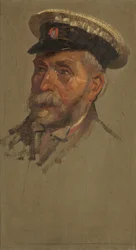 Portrét L. Andrewse, 30th, c. 1920 (olej na panelu)