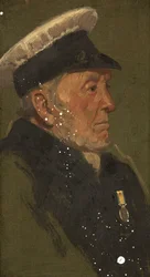 Portrét W. Lavingtona, R.N., c. 1920 (olej na panelu)