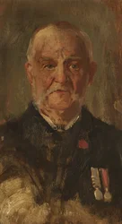 Portrét W. Portera, R.M.L.I., kolem roku 1920 (olej na panelu)