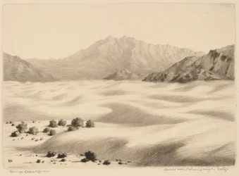 Duny poblíž Palm Springs, Kalifornie (č. 2)