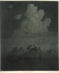 Superstition Mountain, Apache Trail, Arizona, vpravo [č. 2]
