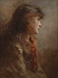 Cikánská dívka, 1880