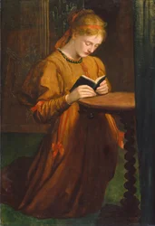 May Prinsep (Modlitba) 1867 (olej na plátně)