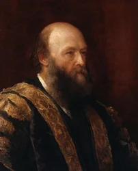 Portrét Roberta Gascoyne-Cecila, 3. markýze ze Salisbury (1830-1903)