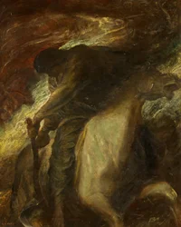 Smrt a bledý kůň, kolem roku 1878 (olej na plátně)