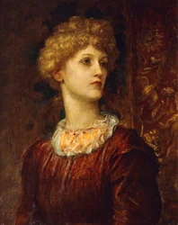 Portrét Dorothy Deneové, délka poprsí,