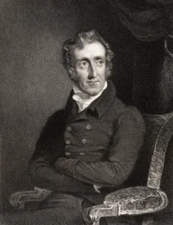 Henry Welbore Agar Ellis, 2. vikomt Clifden, vyryl Edward Scriven (1775-1841), z „National Portrait Gallery, svazek II“, vydáno asi 1835