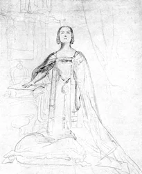 Královna Viktorie skládá korunovační přísahu, 1837, 1901.