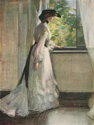 U okna, c1916