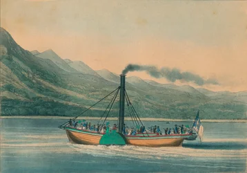 Výlet po jezeře Loch Lomond, 1825.