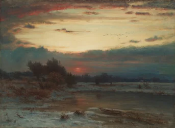 Zimní obloha, 1866.